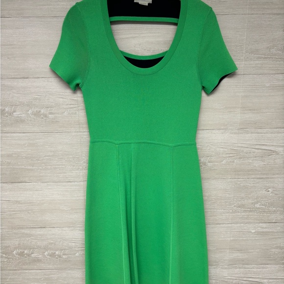 | M. Patmos | doubleface techno jersey scoop-neck dress. Size M. - Picture 1 of 6